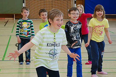 
Der Sportunterricht bietet Ausgleich und Spaß für die Schüler.